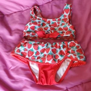 Strawberry Toddler Bikini (2T)